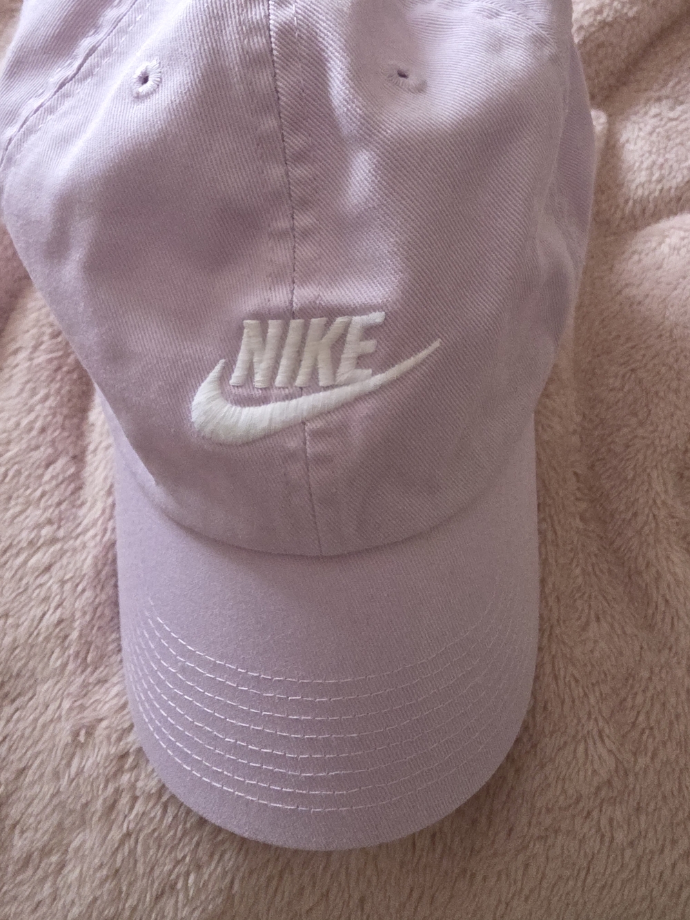Nike Lavender Baseball Cap with White Logo